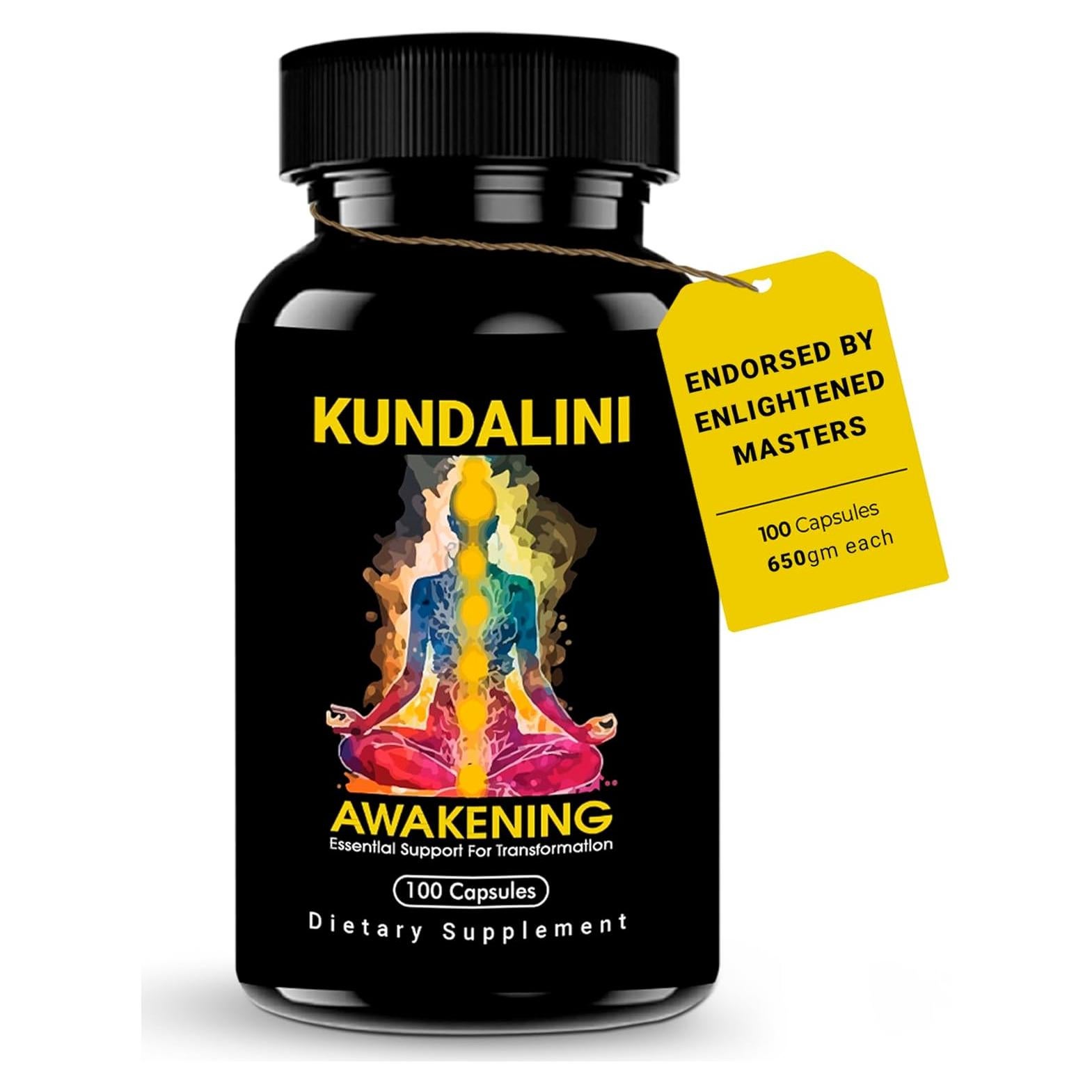 Suplemento Herbal Despertar Kundalini Kailash Herbals 100 Cápsulas