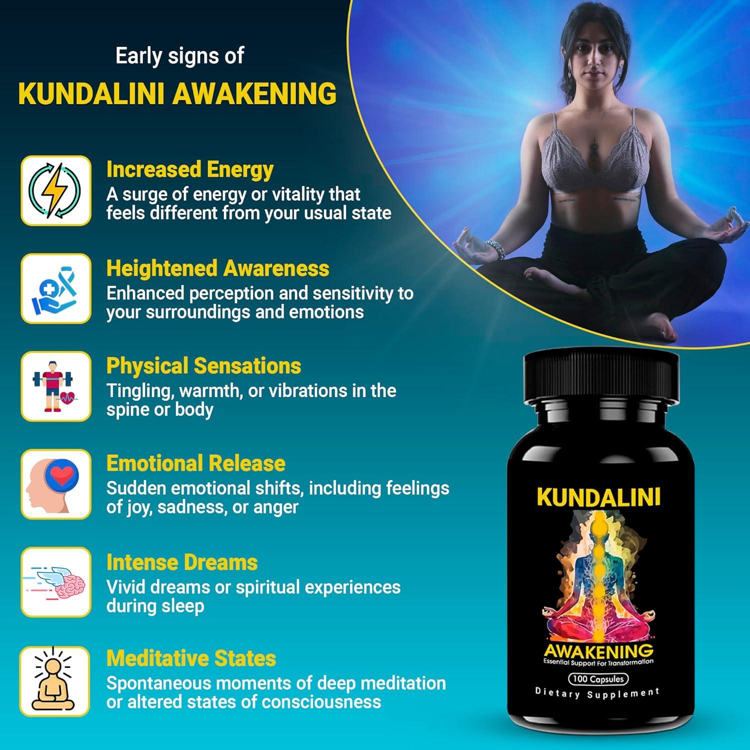 Suplemento Herbal Despertar Kundalini Kailash Herbals 100 Cápsulas