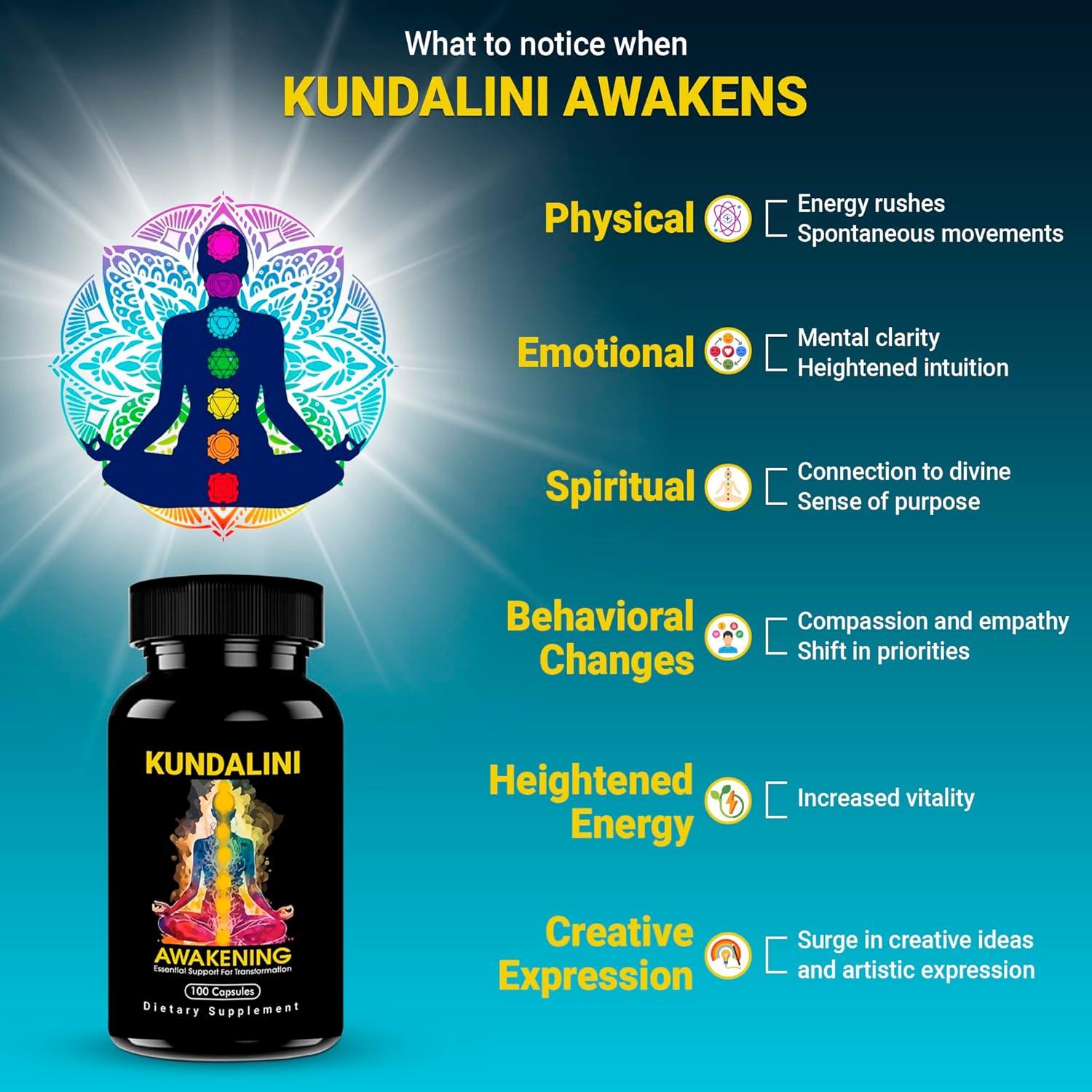 Suplemento Herbal Despertar Kundalini Kailash Herbals 100 Cápsulas