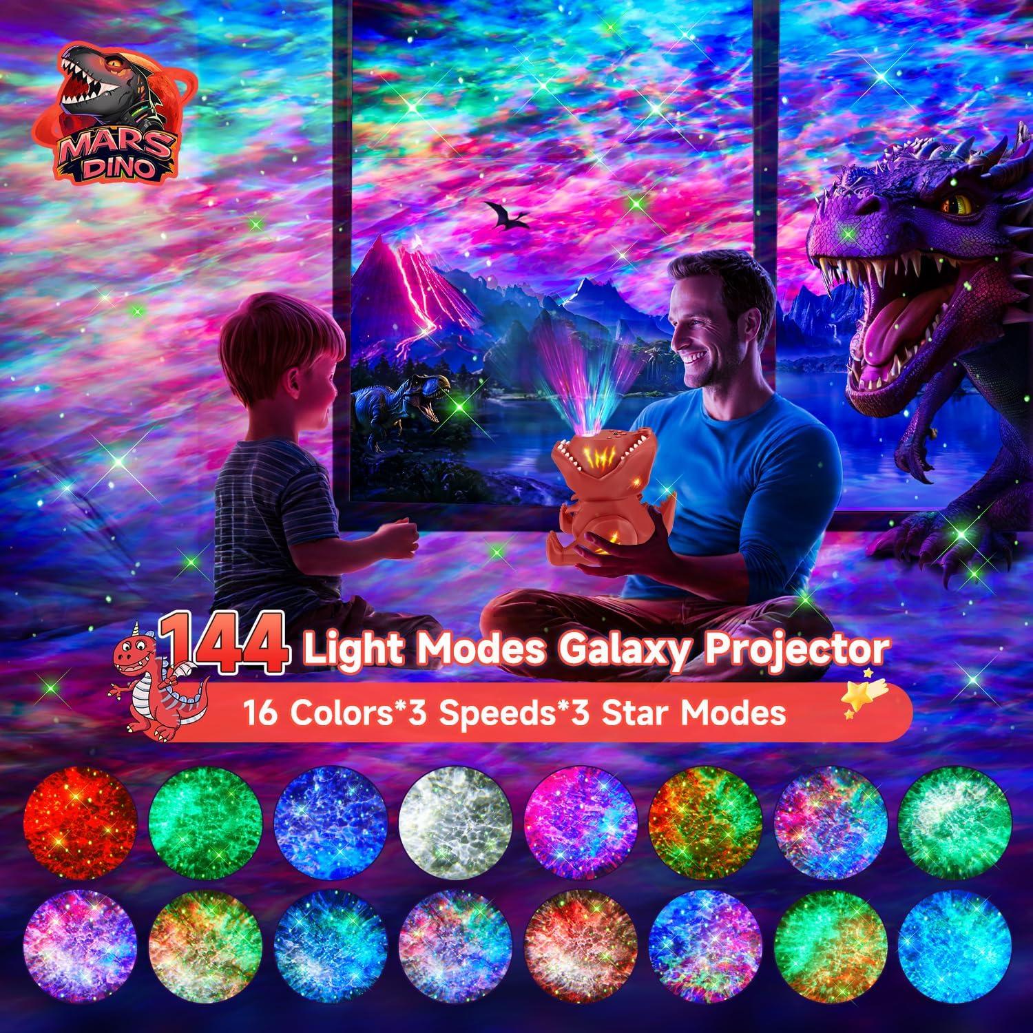 Proyector de Luz Nocturna Dinosaurio TK.CO. WH-E23 316 Modos