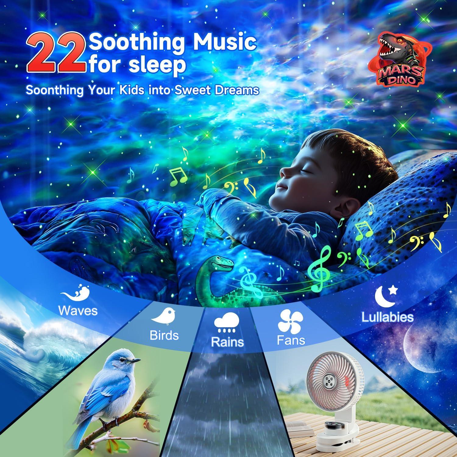 Proyector de Luz Nocturna Dinosaurio TK.CO. WH-E23 316 Modos