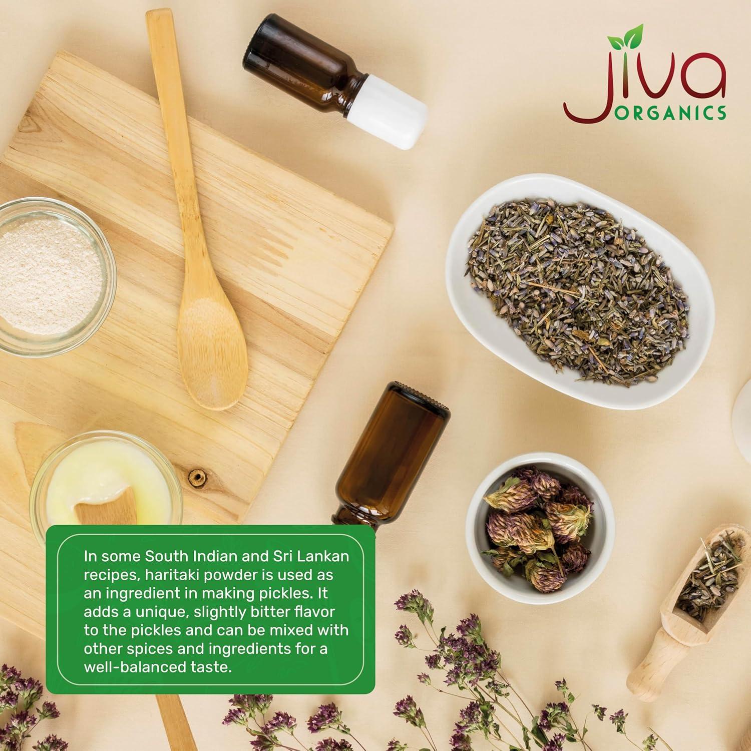 Polvo de Haritaki Orgánico Jiva 198g - 100% Puro Certificado