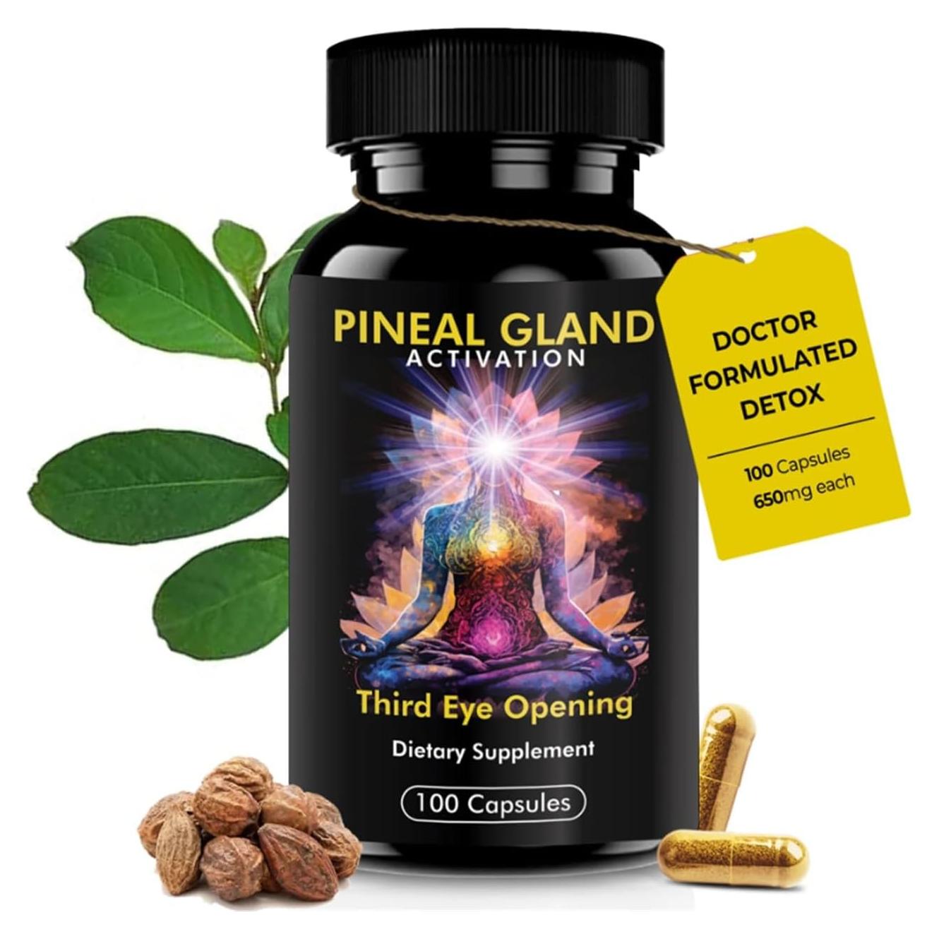 Suplemento Activador Glándula Pineal Kailash Herbals 100 Cápsulas Veganas