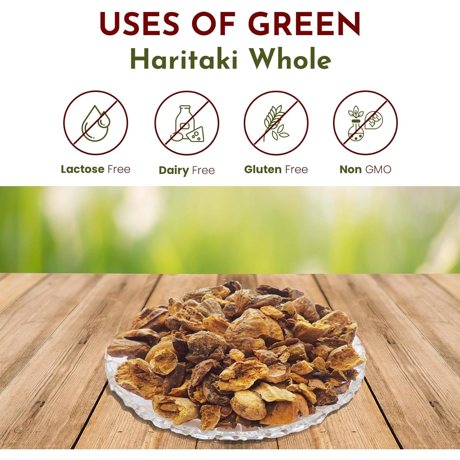 Haritaki Entero Orgánico Forma - 113.4 g - Certificado USDA