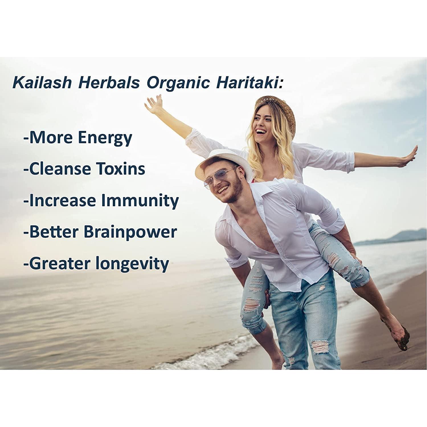 Polvo de Haritaki Orgánico Kailash Herbals 226g - Desintoxicación y Vitalidad