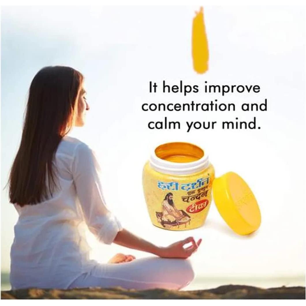 Pasta de Sándalo Puro Hari Darshan 40g para Puja y Ritual