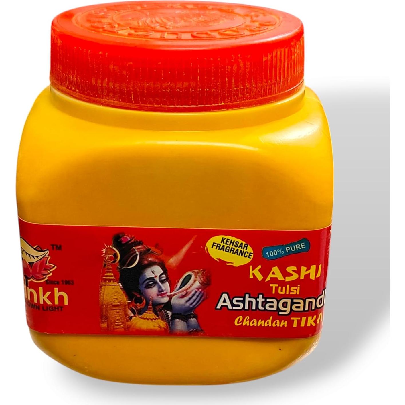 Polvo de Tilak de Sándalo Kashi Tulsi 250g para Pooja