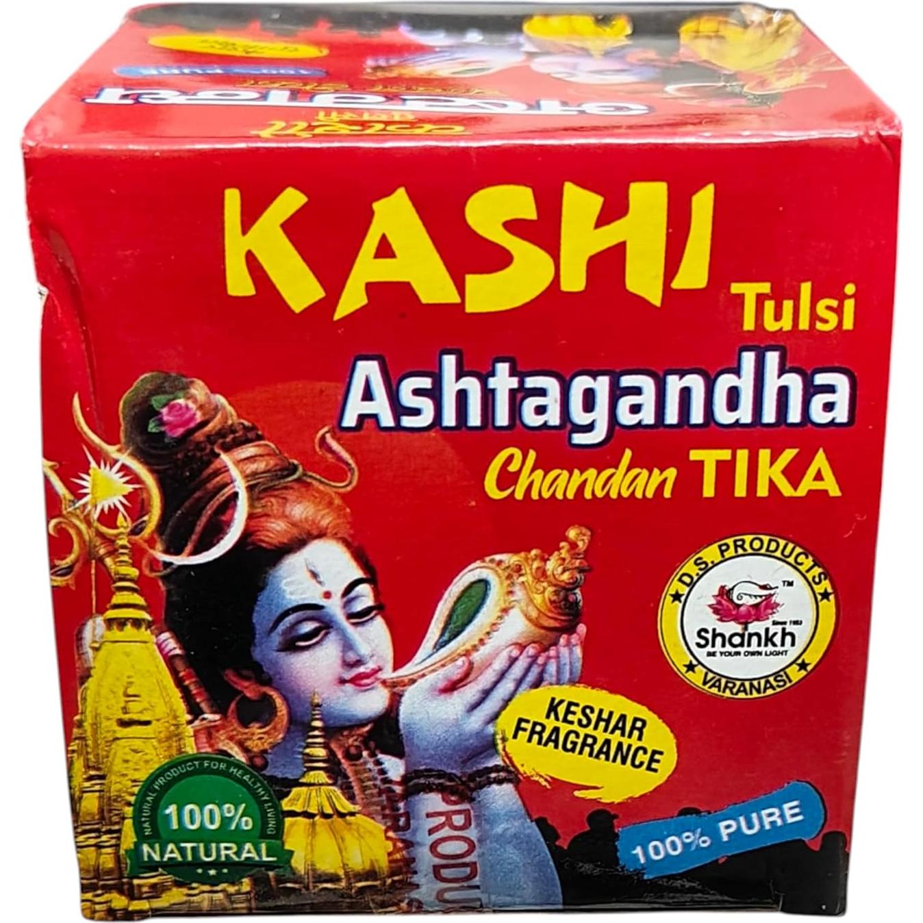 Polvo de Tilak de Sándalo Kashi Tulsi 250g para Pooja