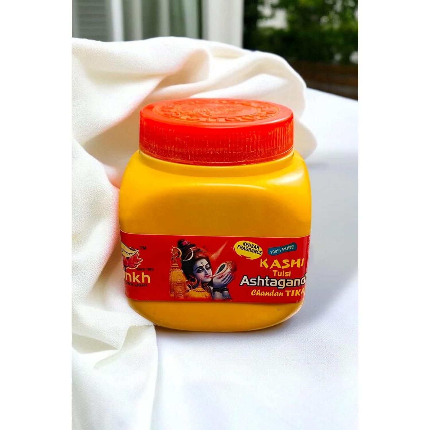 Polvo de Tilak de Sándalo Kashi Tulsi 250g para Pooja