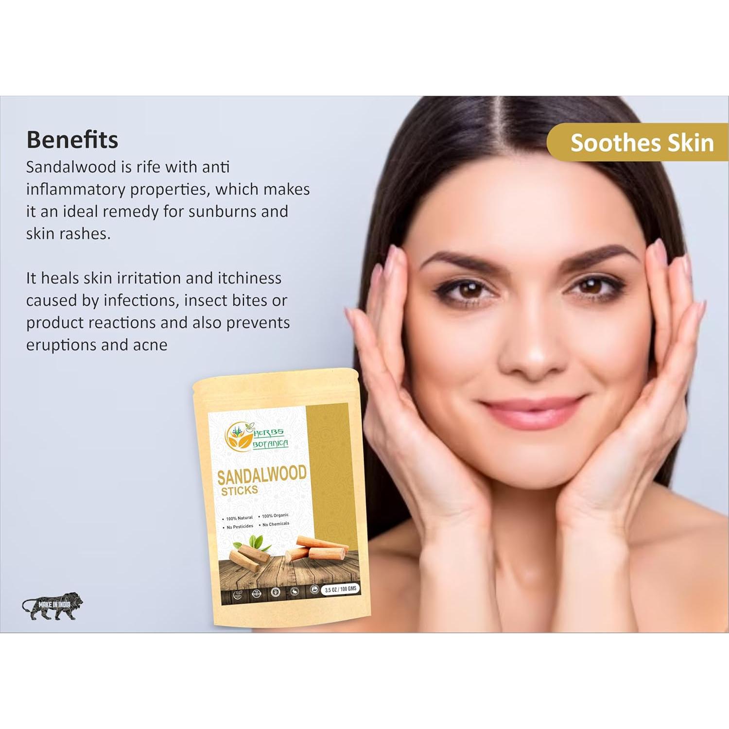 Palitos de Sándalo Natural Herbs Botanica 10.2 cm 99.2 g