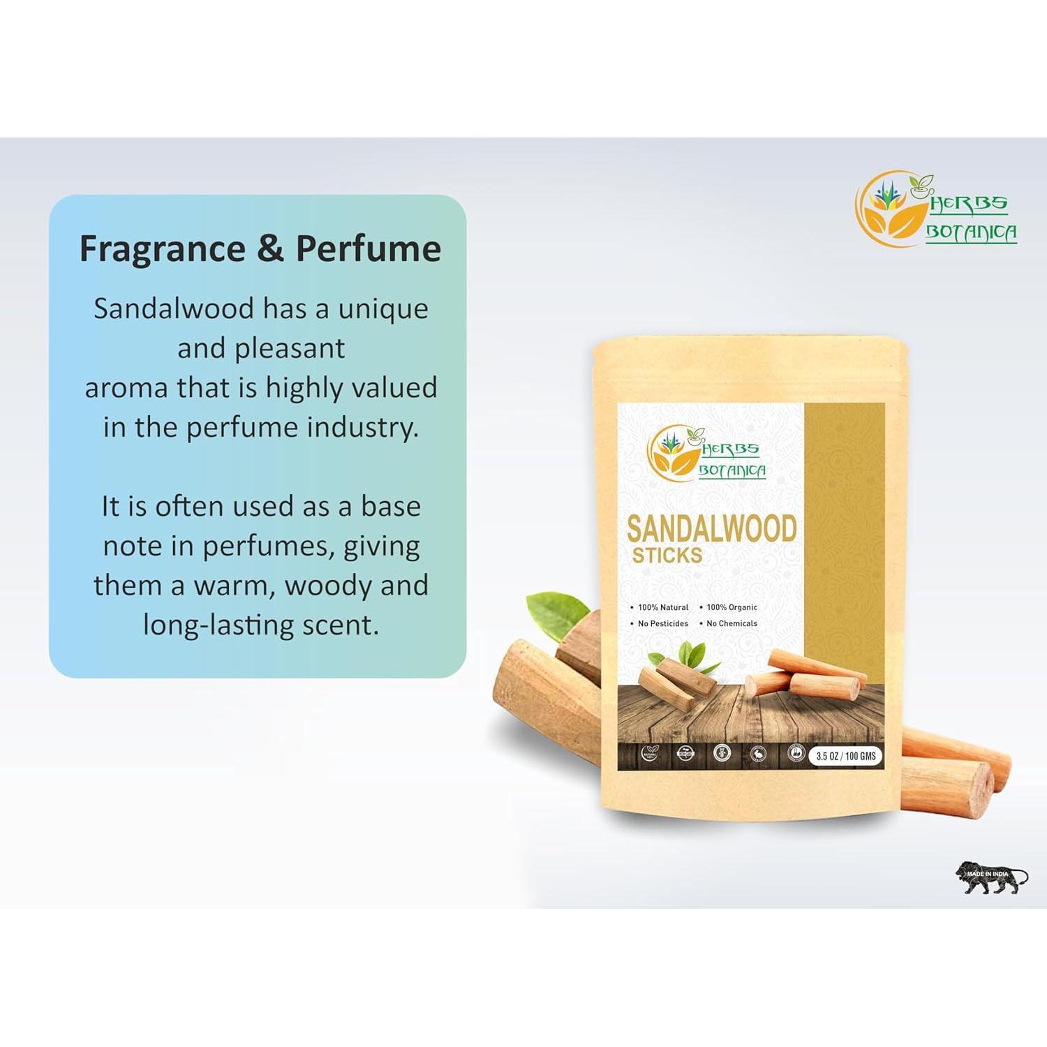 Palitos de Sándalo Natural Herbs Botanica 10.2 cm 99.2 g