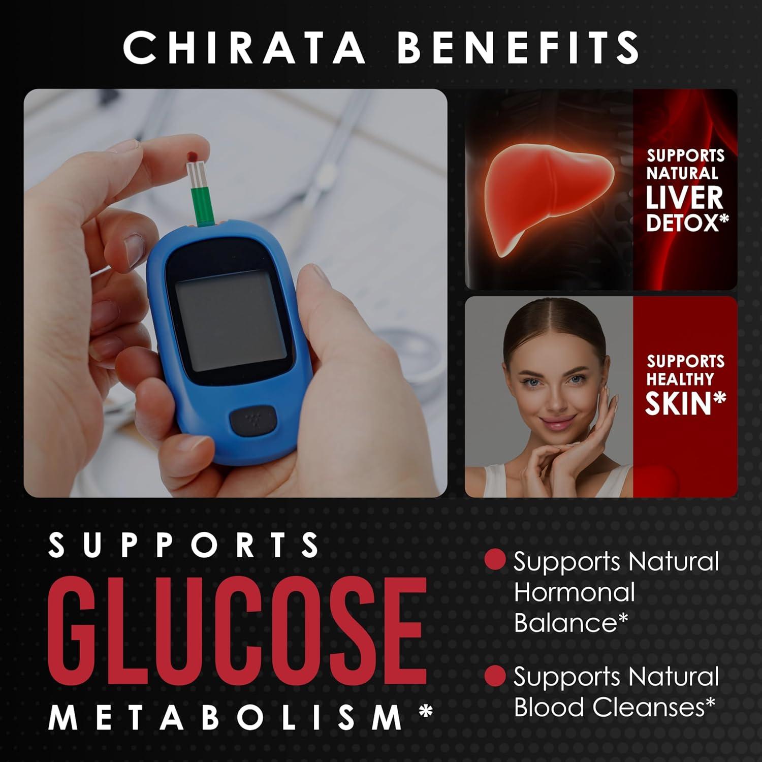 Cápsulas de Extracto de Swertia Chirata Amalth 500 mg - 120 Unidades