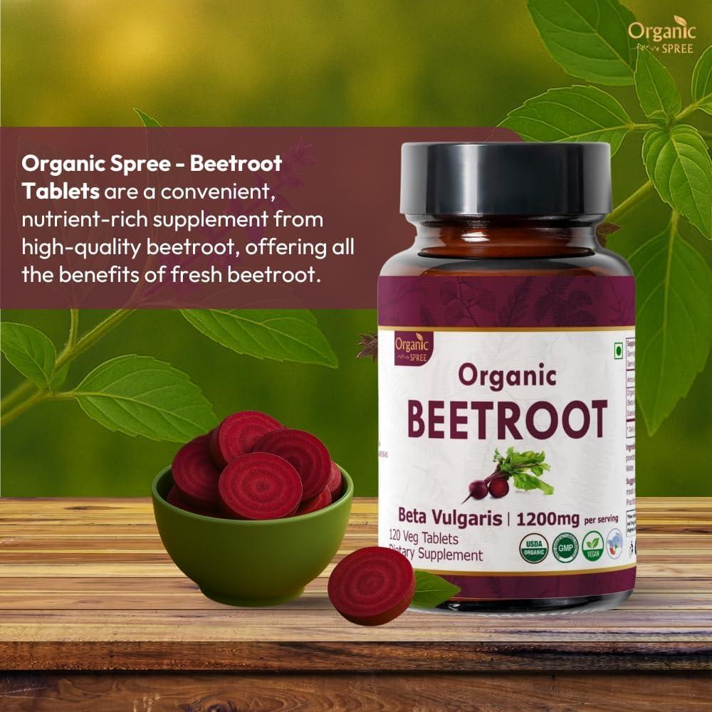 Suplemento Orgánico de Arjuna y Remolacha 120 Tabletas