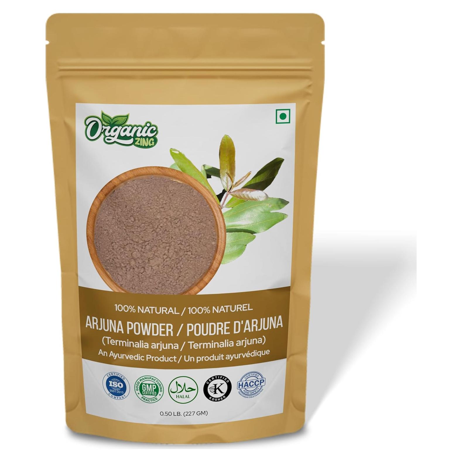 Polvo de Arjuna Orgánico Zing 227g - Suplemento Natural
