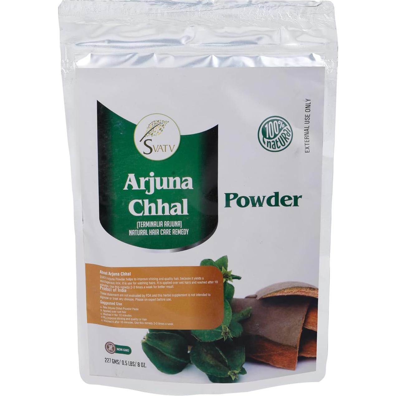 Polvo de Arjuna SVATV 227g | Antioxidante para Piel Saludable