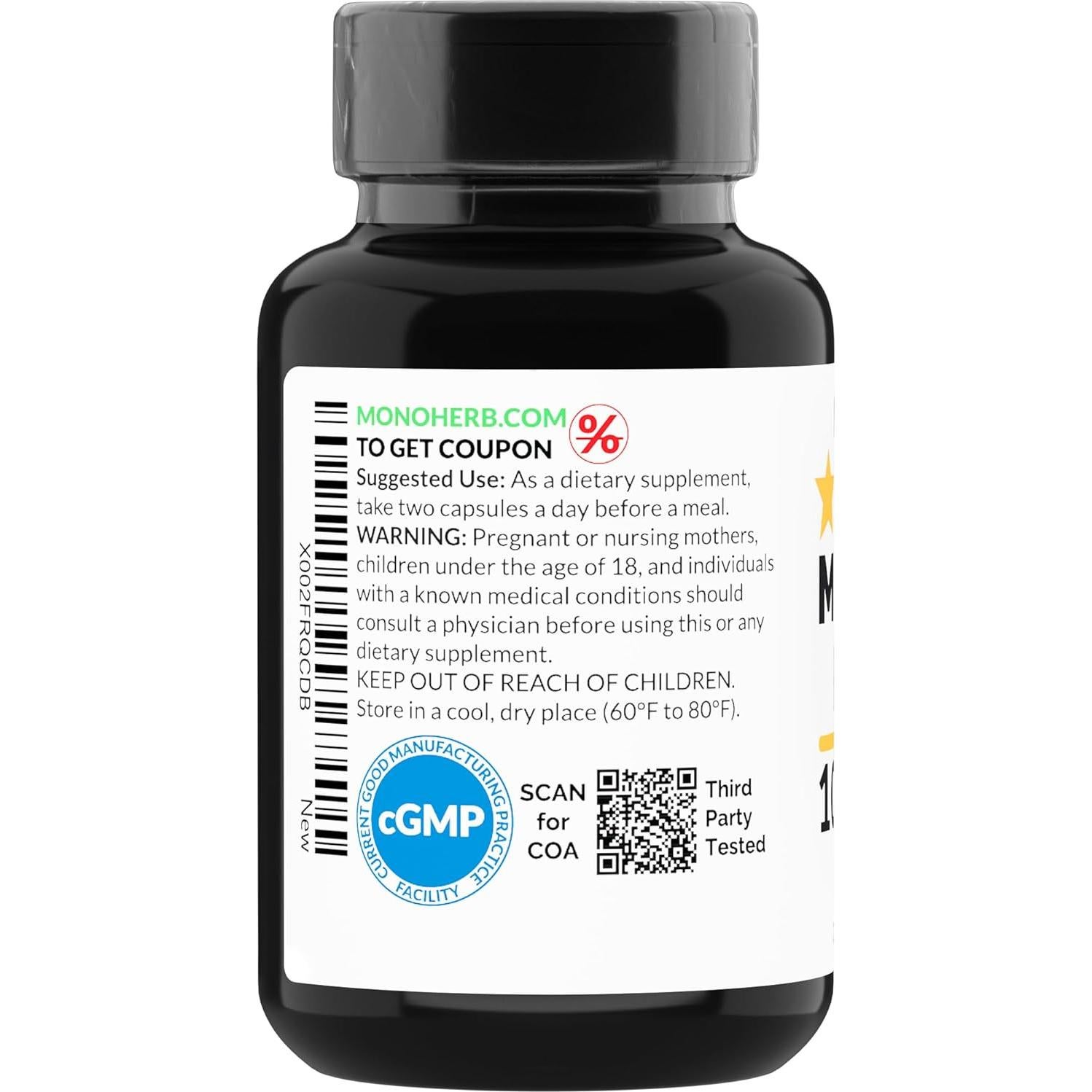 Manjistha 1000 mg - 90 Cápsulas Vegetarianas - Extracto Puro