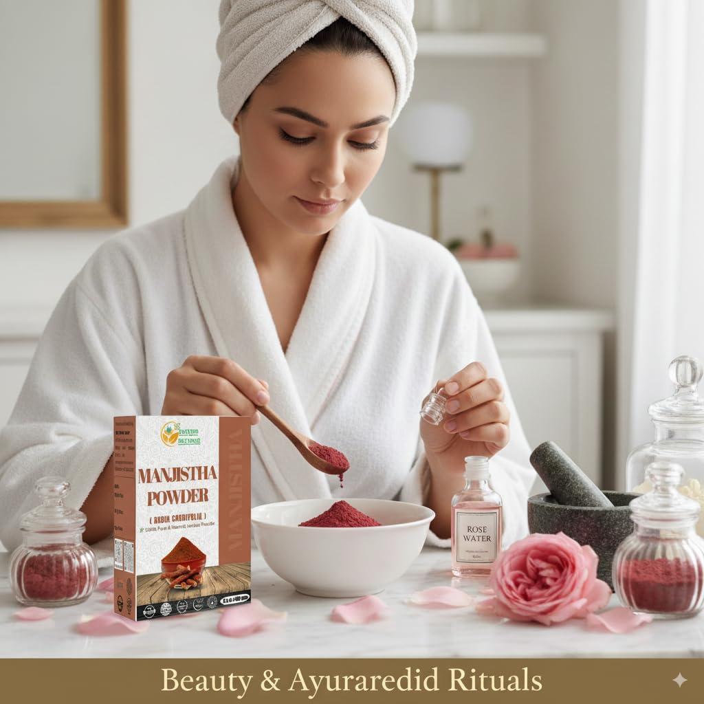 Polvo de Raíz de Manjistha 100% Puro Herbs Botanica 150 g