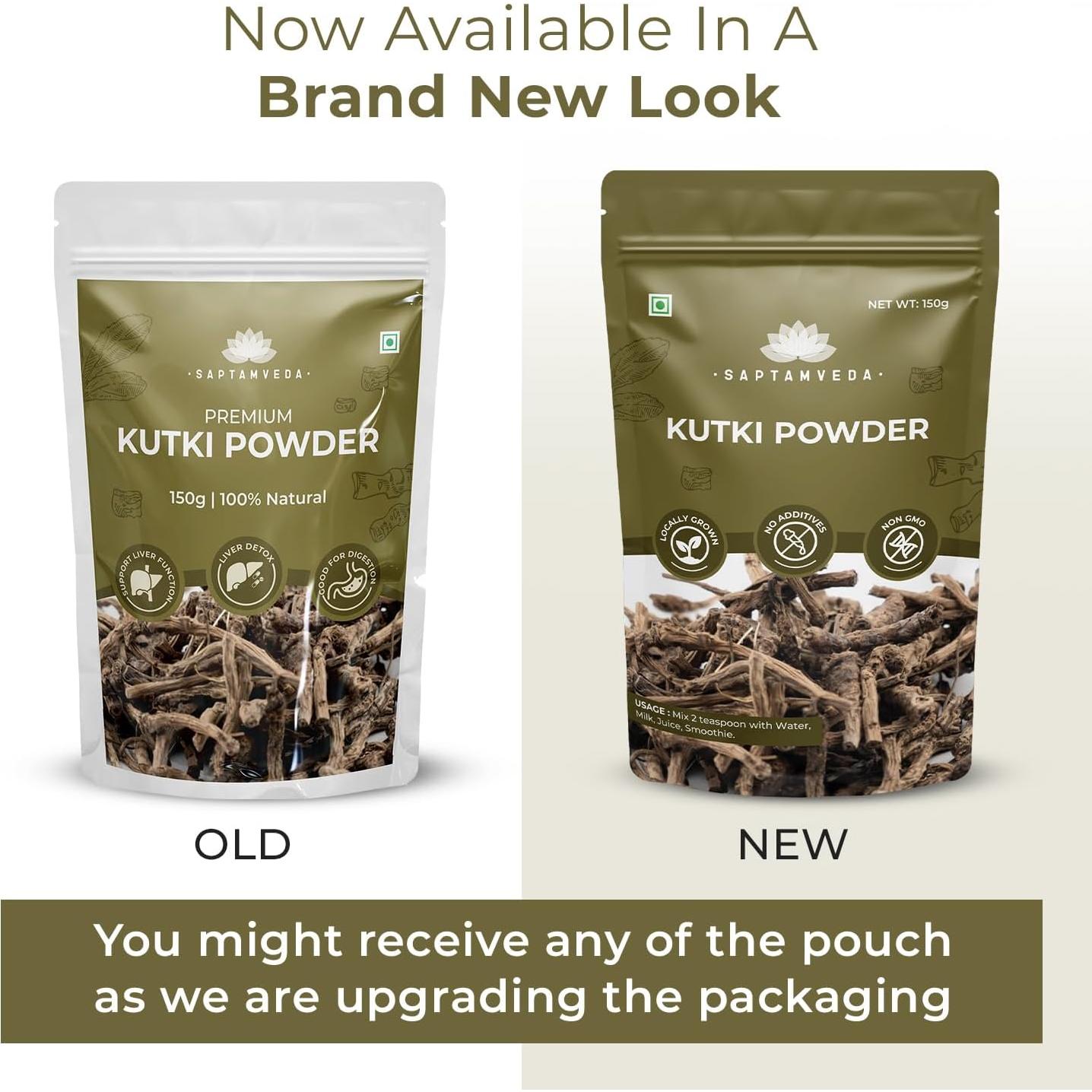 Polvo de Kutki Orgánico Saptamveda 150 g - Soporte Hepático