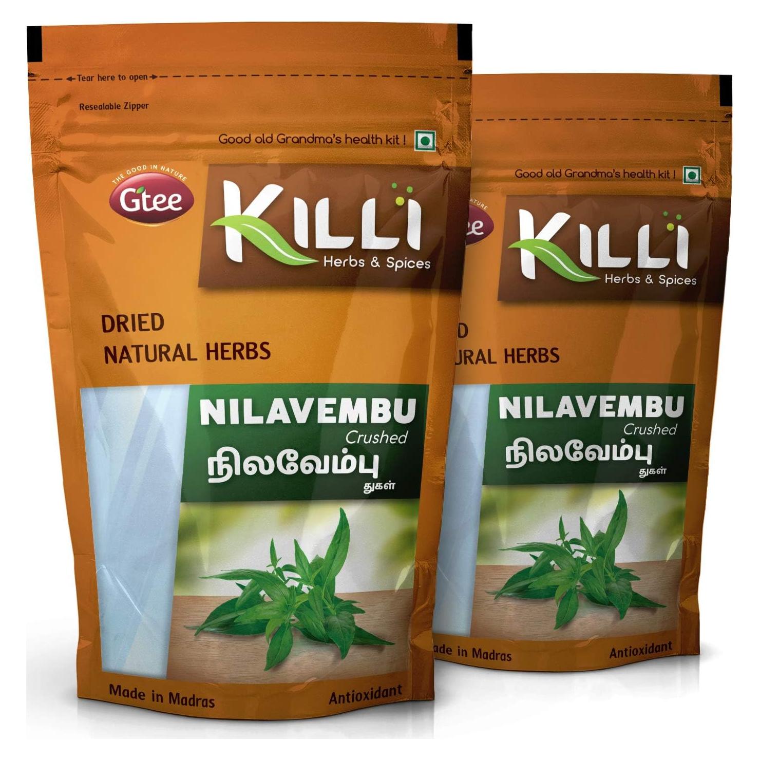 KILLI Nilavembu Triturado 100g | Kalmegh | Andrographis Paniculata