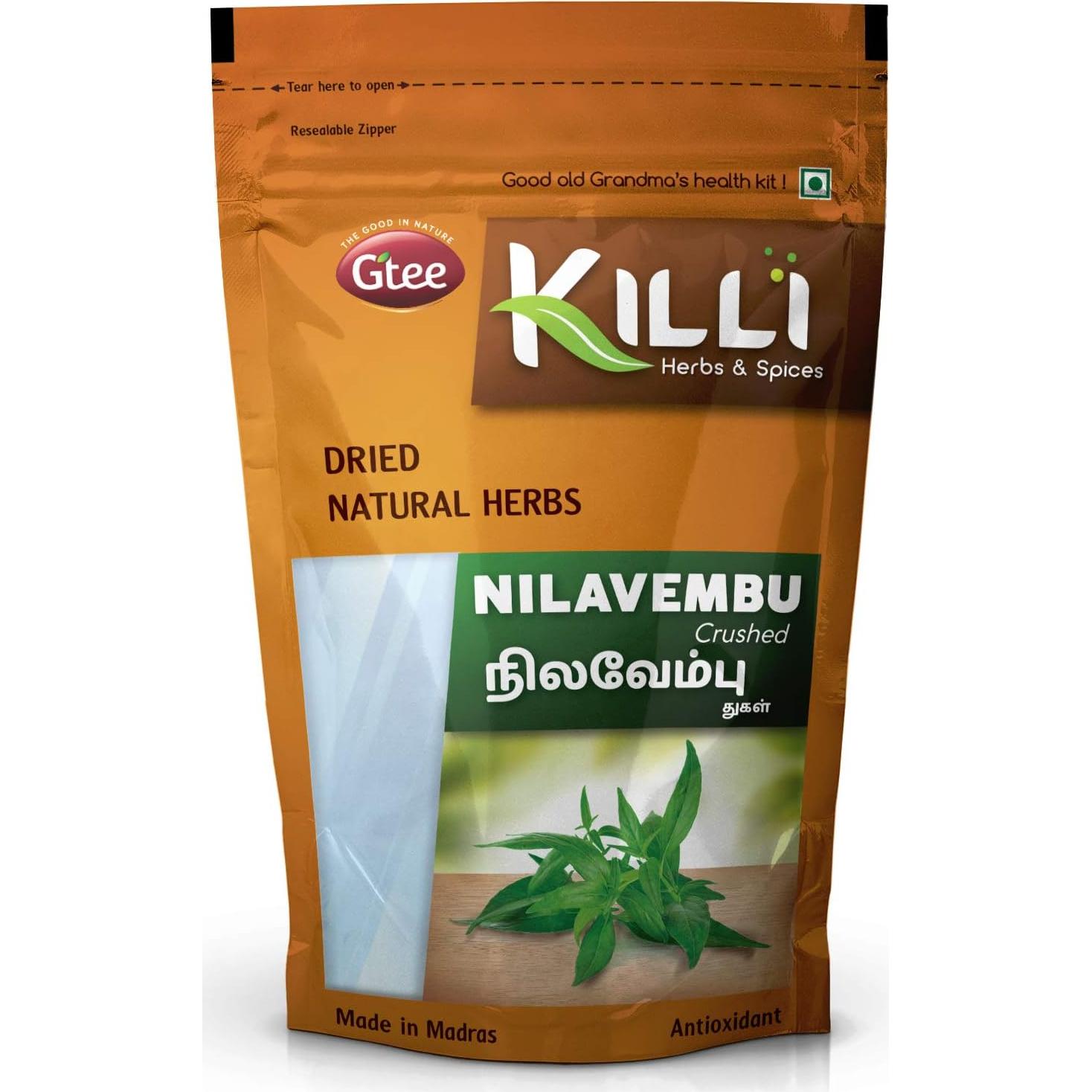 KILLI Nilavembu Triturado 100g | Kalmegh | Andrographis Paniculata