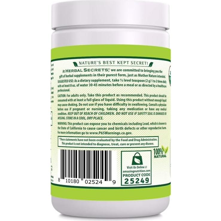Suplemento de Polvo de Maca Orgánica Herbal Secrets 453 g