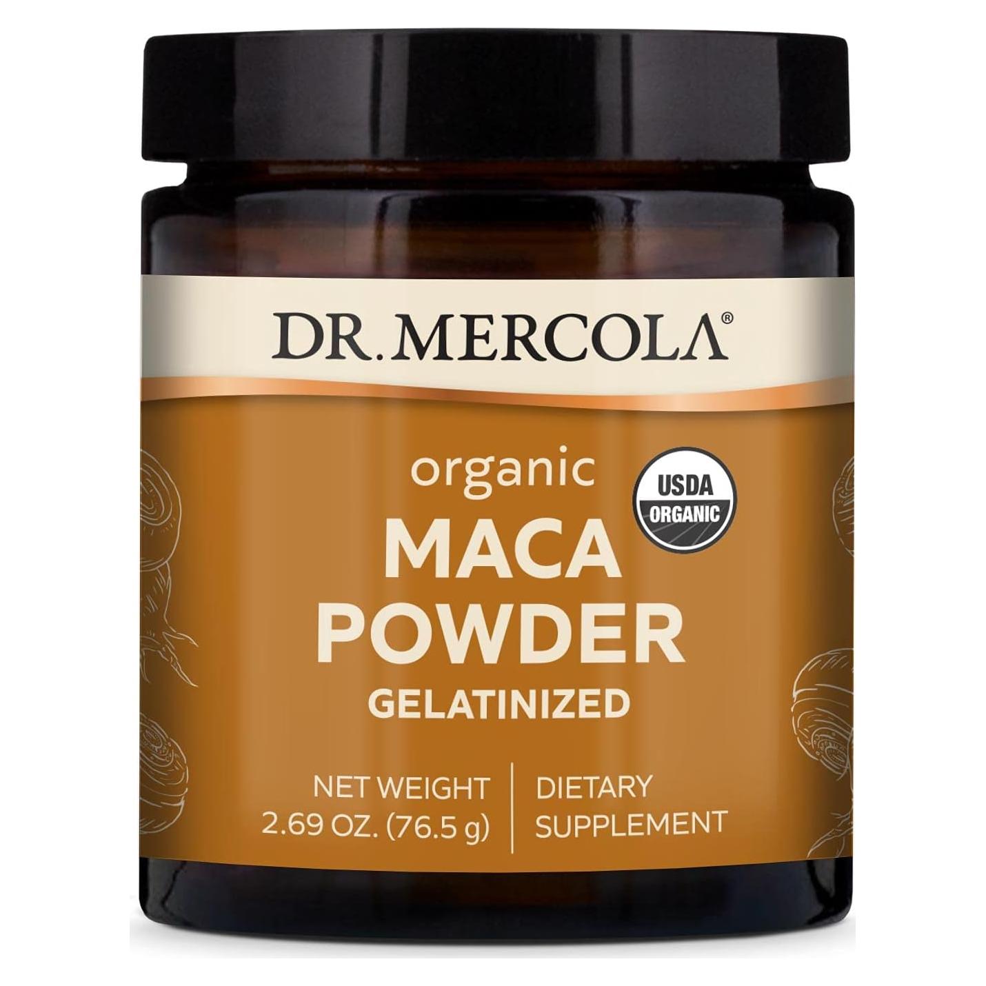 Suplemento de Maca Orgánica Gelatinizada Dr. Mercola 76.3 g