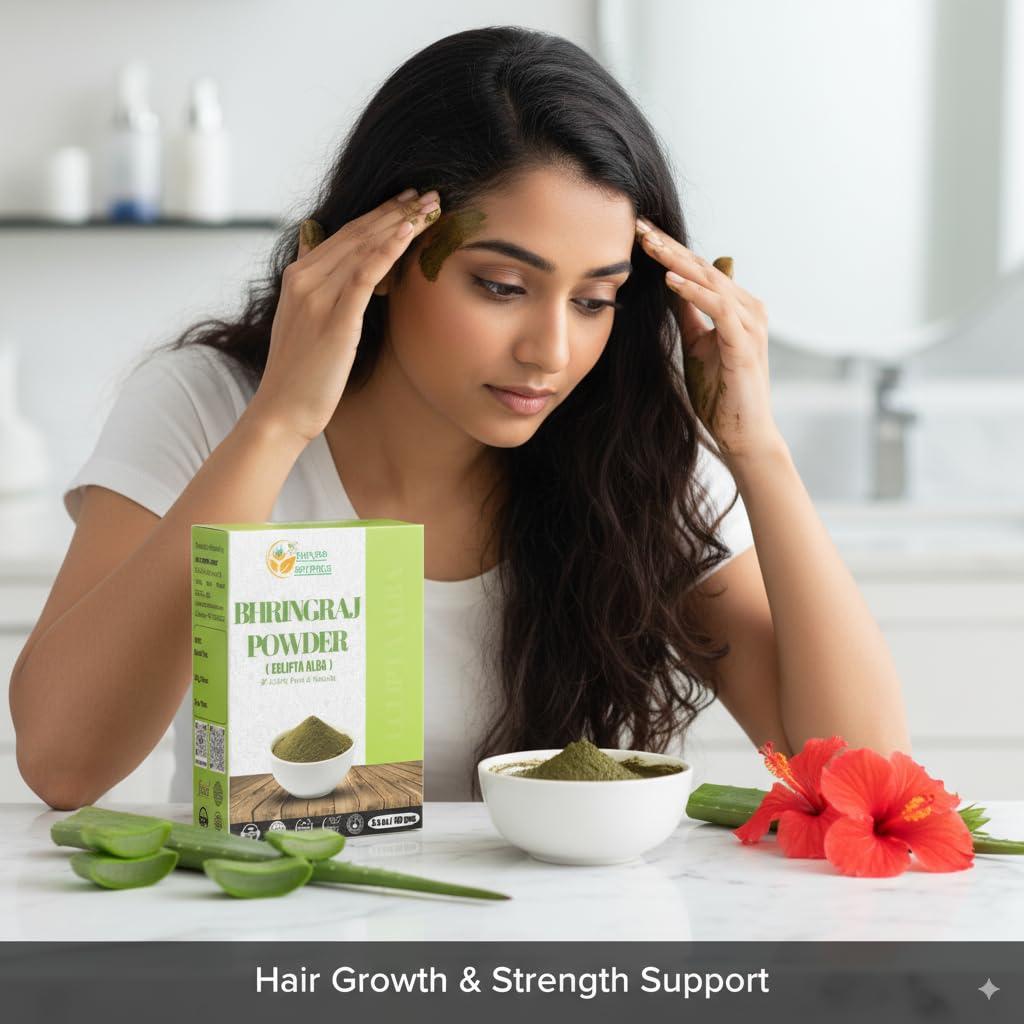 Polvo de Bhringraj Orgánico 150 g - Herbs Botanica