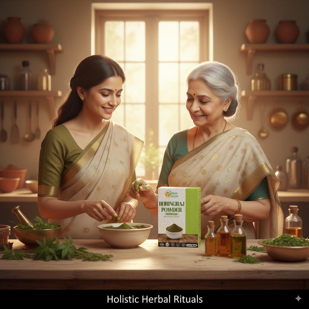 Polvo de Bhringraj Orgánico 150 g - Herbs Botanica