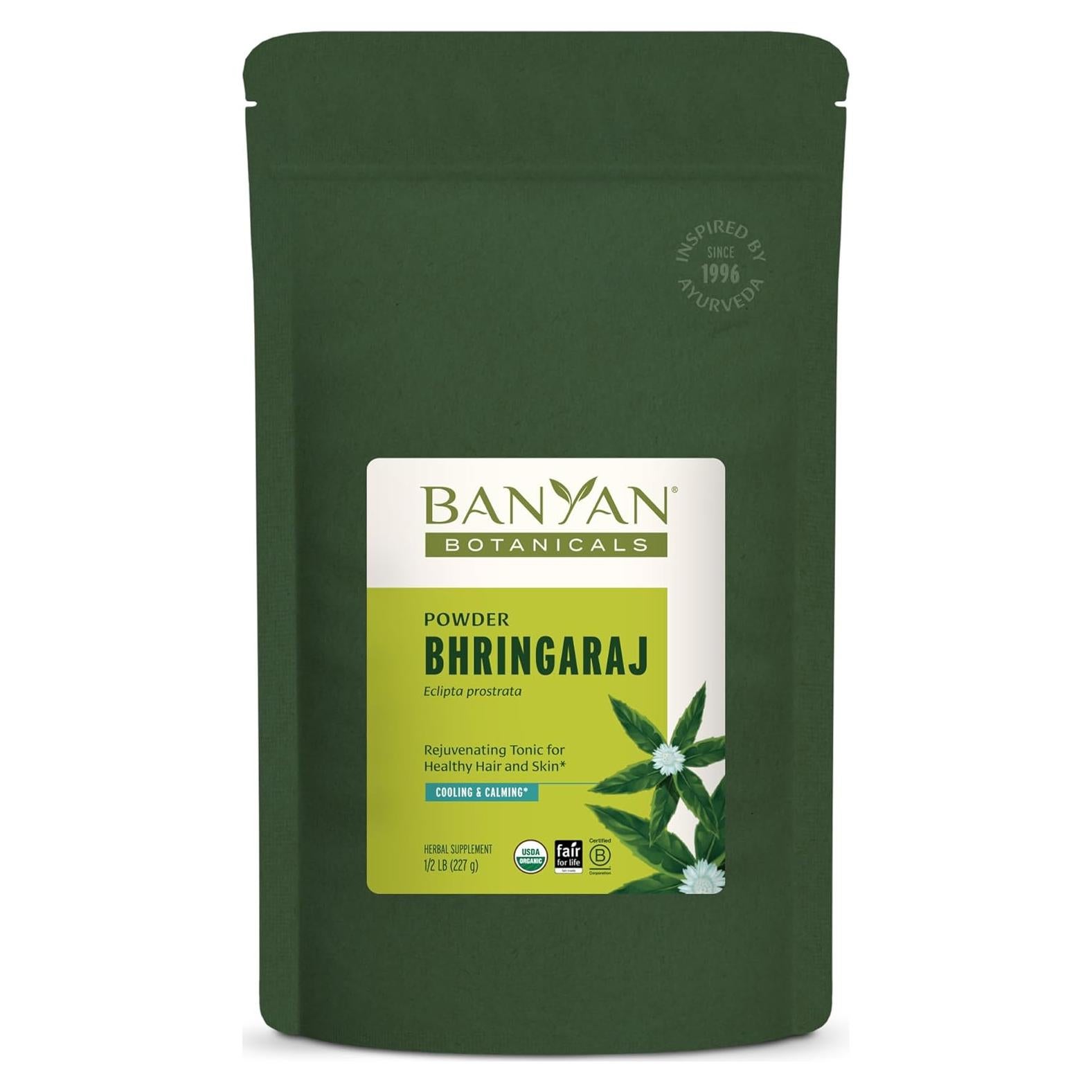 Polvo de Bhringaraj Orgánico Banyan Botanicals 226.8 g