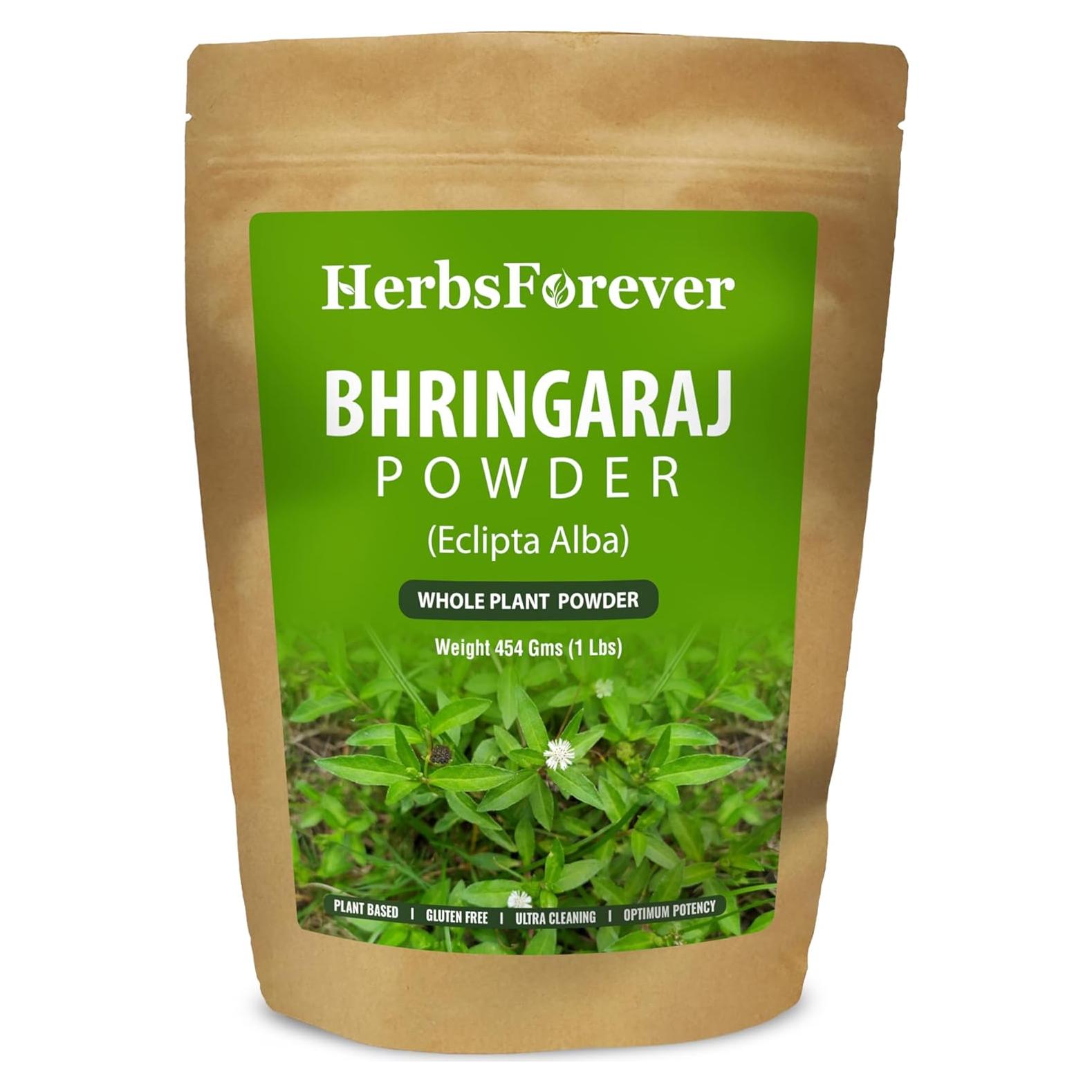 Polvo de Bhringaraj HerbsForever 0.45kg - Soporte Capilar y Hepático