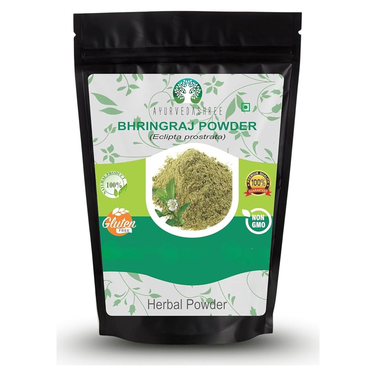 Polvo de Bhringraj 100 g AYURVEDASHREE - Crecimiento Cabello
