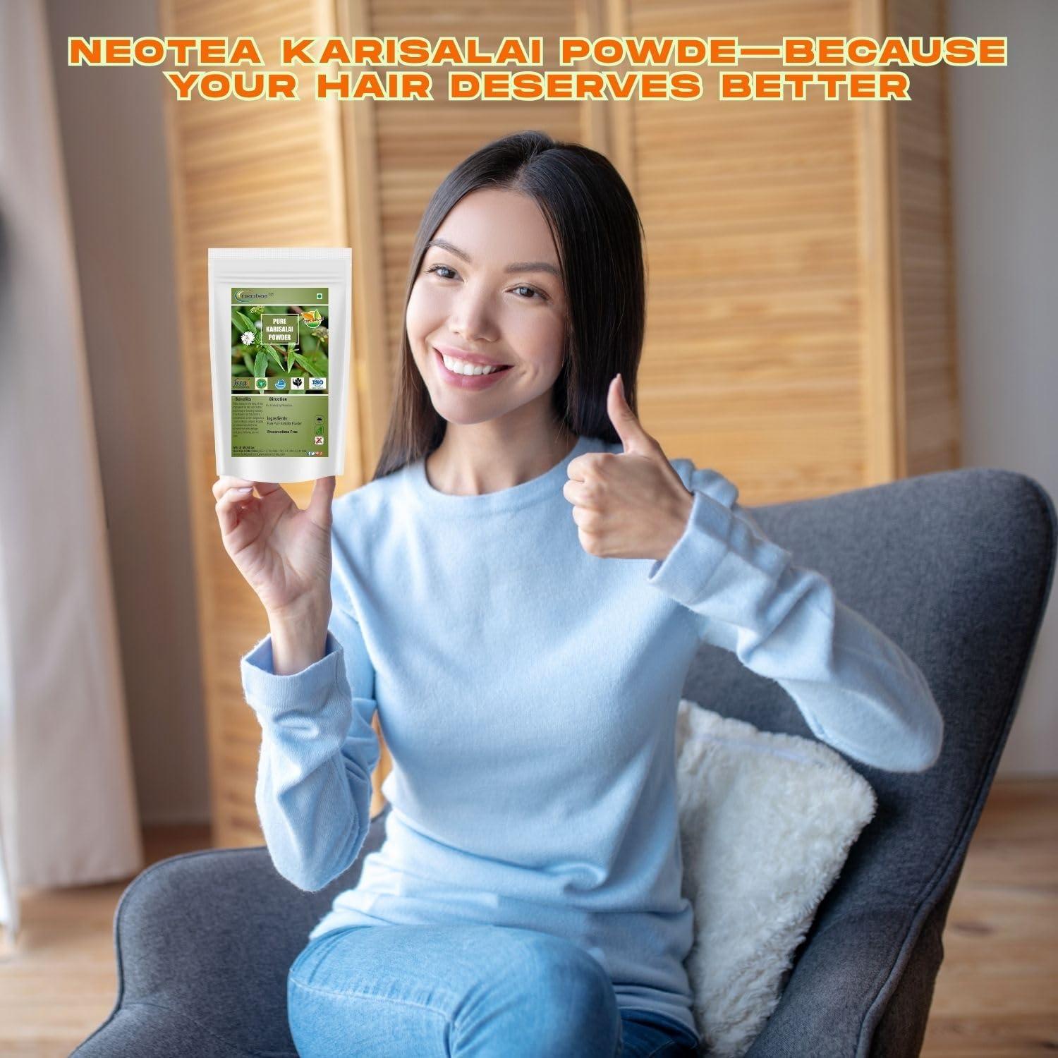 Polvo de Bhringraj Neotea 500g | Crecimiento Cabello Natural