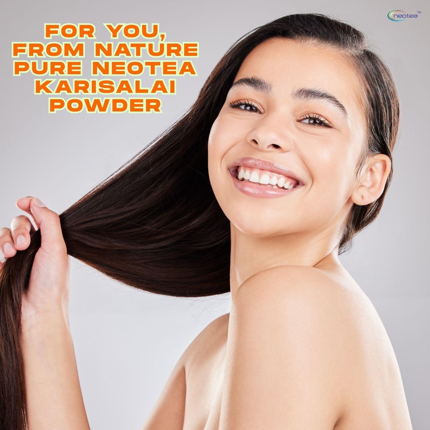 Polvo de Bhringraj Neotea 100% Natural 100g - Cuidado del Cabello