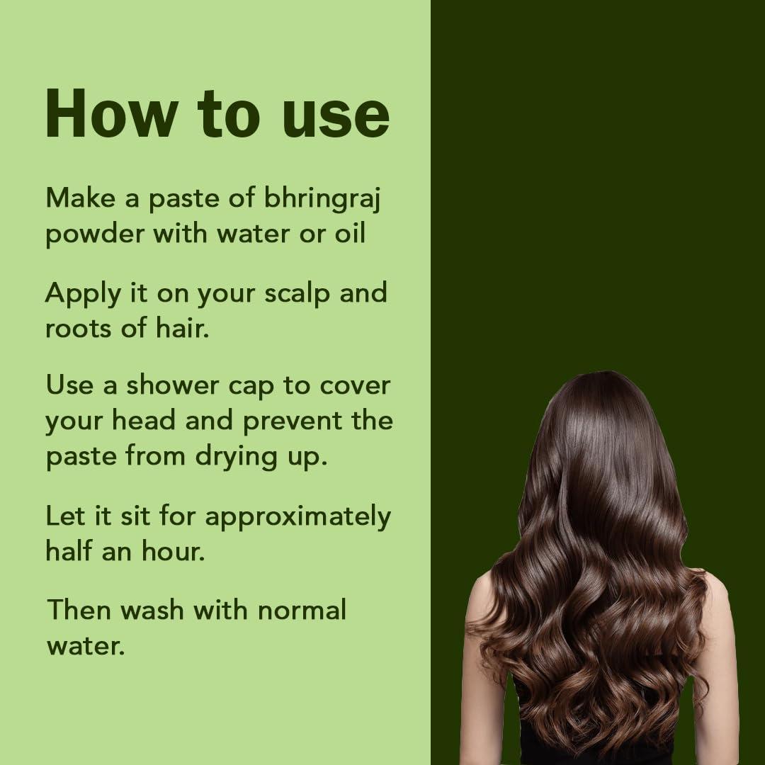 Polvo Bhringraj Yauvanya 100g - Fortalece y Nutre Cabello