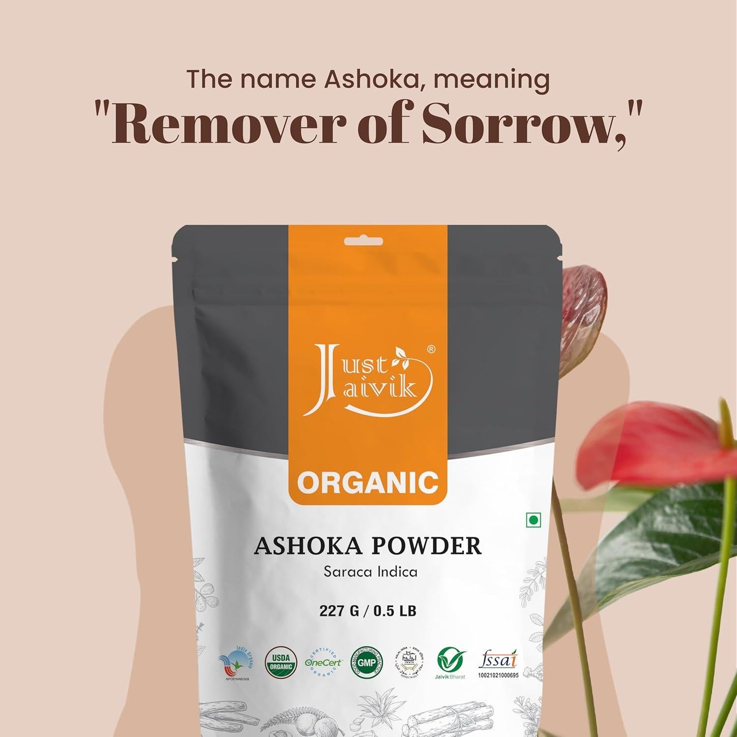Polvo de Corteza de Ashoka Orgánico 227g - Herbs And Crops