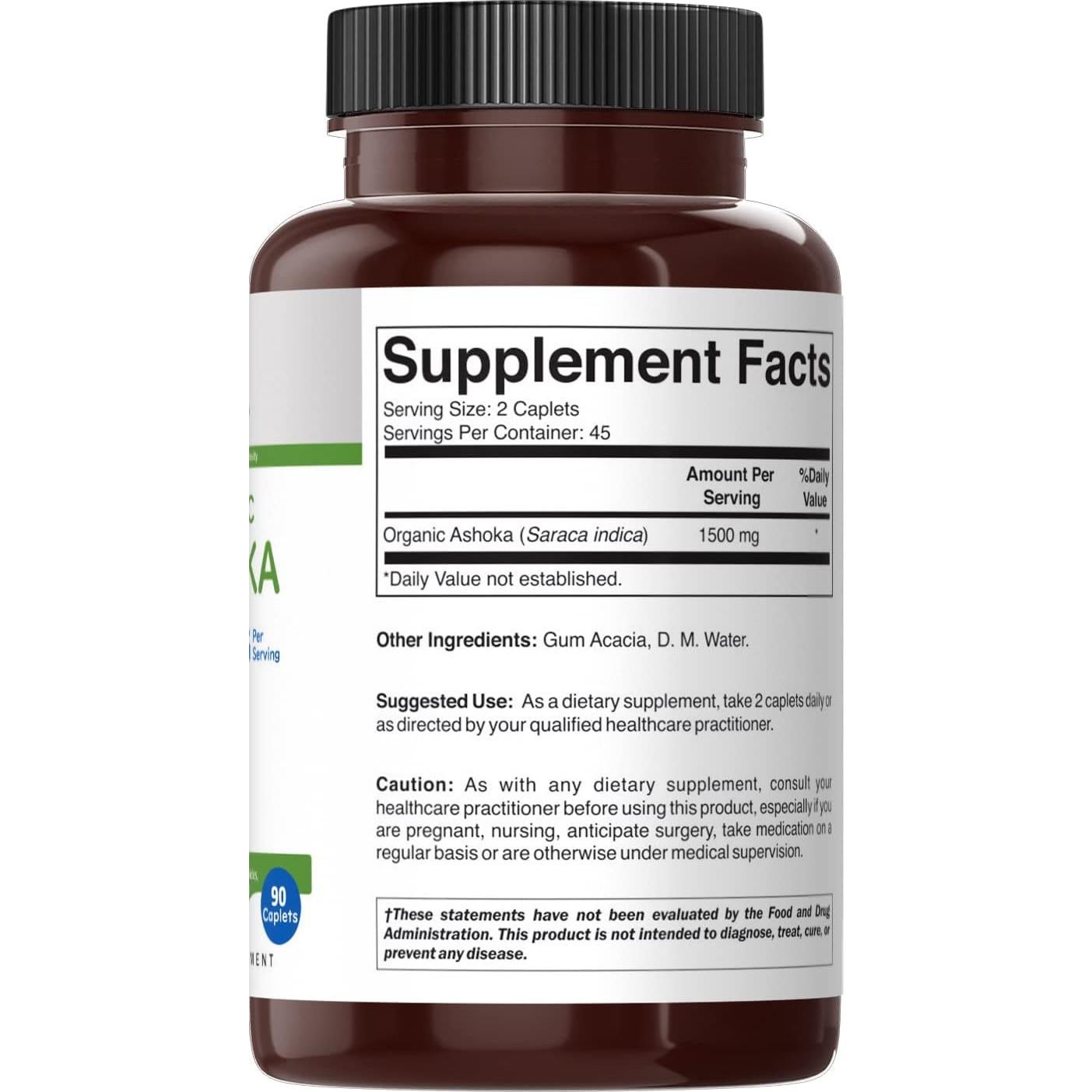 Brieofood Ashoka Orgánico 1500mg 90 Tabletas Vegetarianas