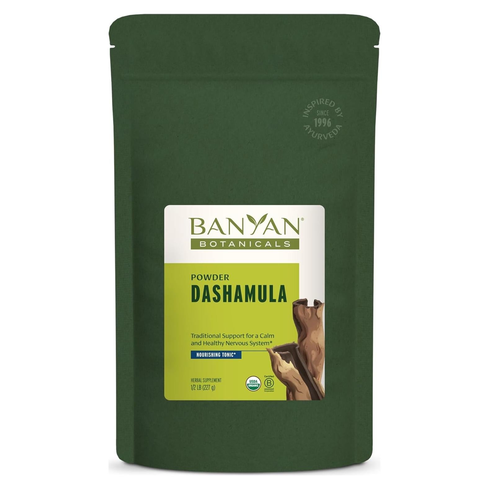 Suplemento Ayurvédico Dashamula Banyan Botanicals 227g Orgánico