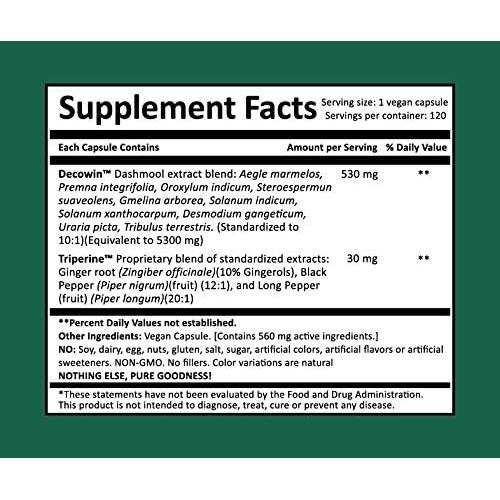 Dashmool Supremo - Suplemento Nutracéutico Ayurvédico 120 Cápsulas