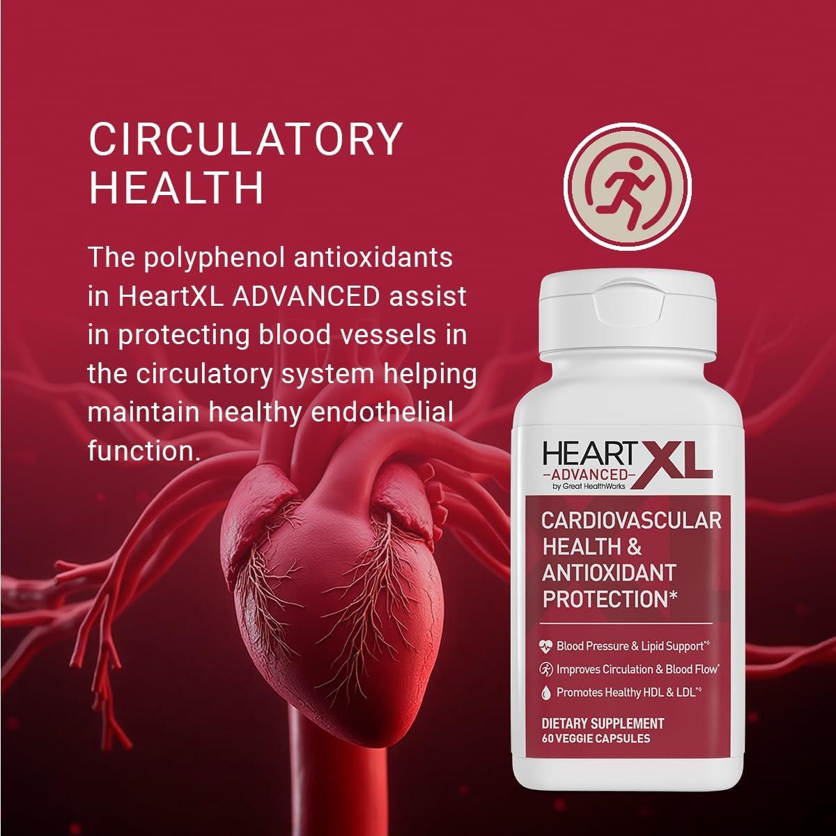 Suplemento OmegaXL HeartXL Avanzado - Salud del Corazón 60 Cápsulas