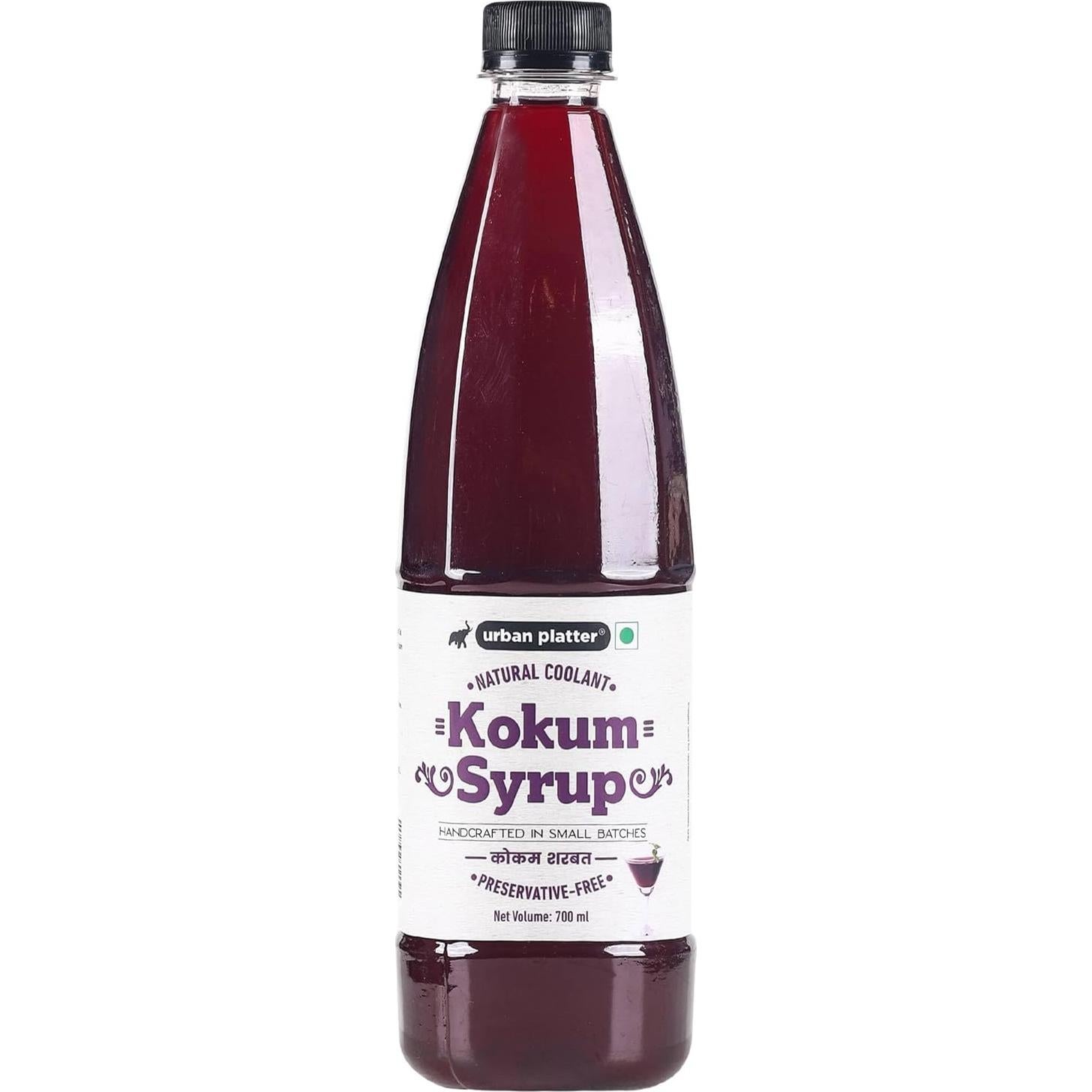 Jarabe de Kokum Urban Platter 700ml | Bebida Refrescante Digestiva