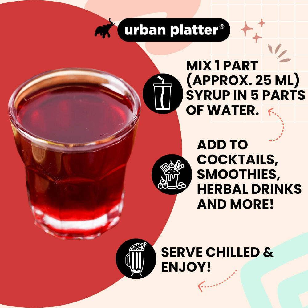 Jarabe de Kokum Urban Platter 700ml | Bebida Refrescante Digestiva