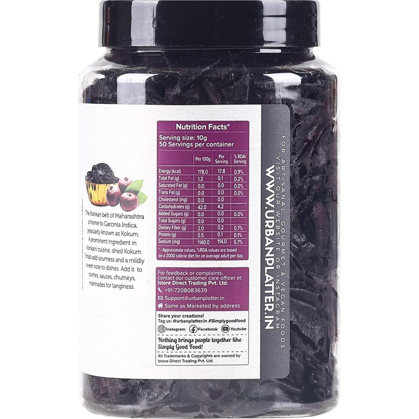 Cáscaras de Kokum Secas Urban Platter 500g - Sabor Tradicional Indio