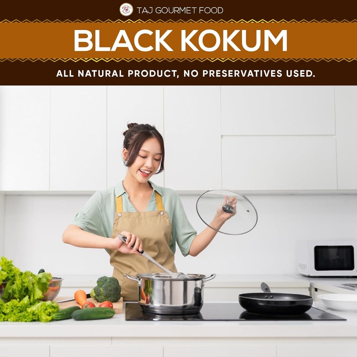 Kokum Seco TAJ Gourmet 198g - Mangostán Silvestre