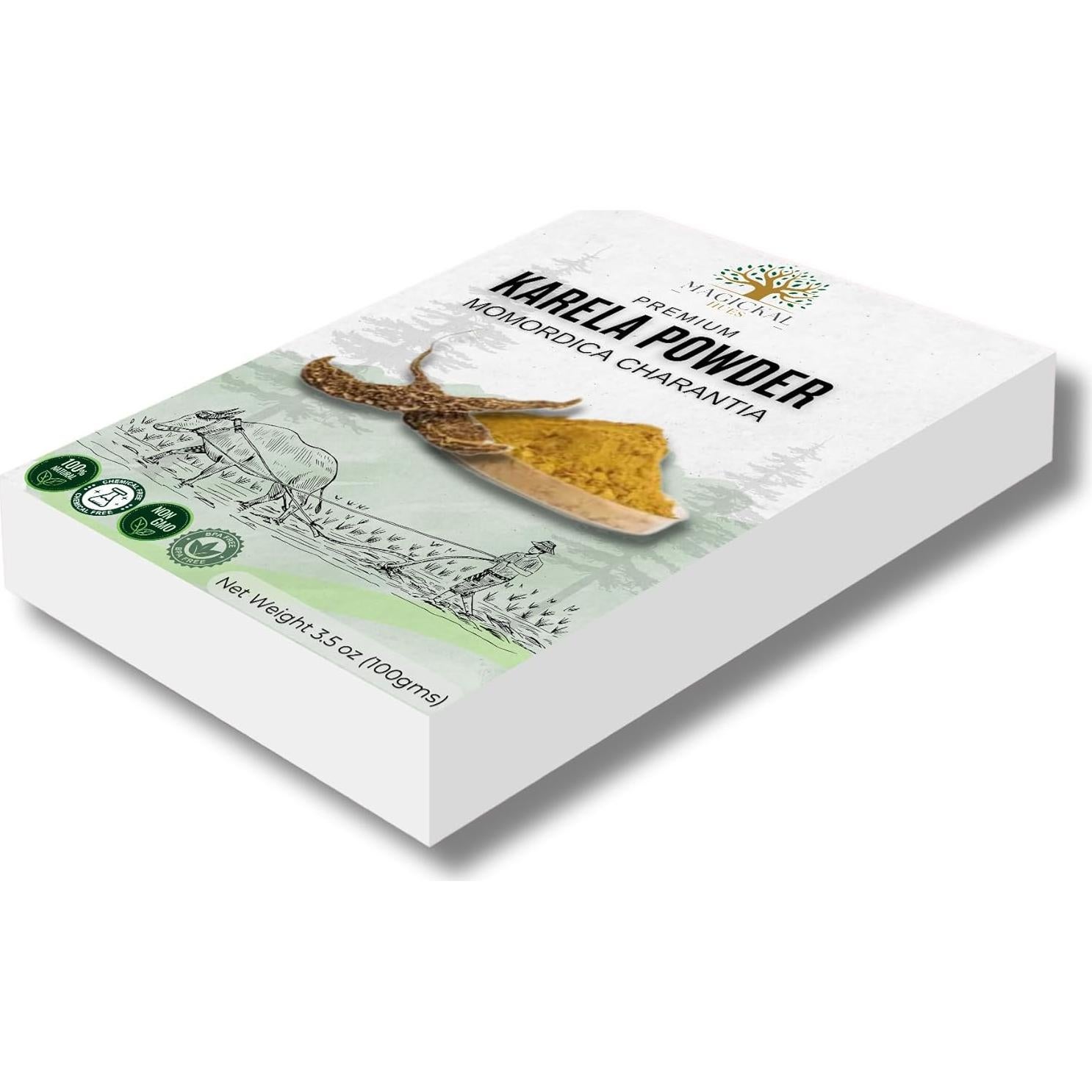 Polvo de Karela 99.22 g - Melón Amargo Finamente Molido