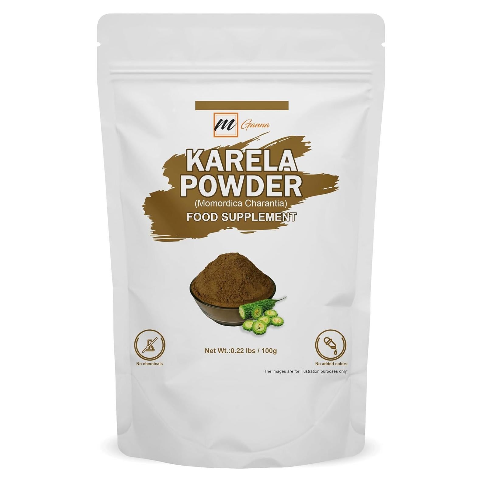 Pulver de Karela 100% Natural mGanna 0.1 kg - Melón Amargo