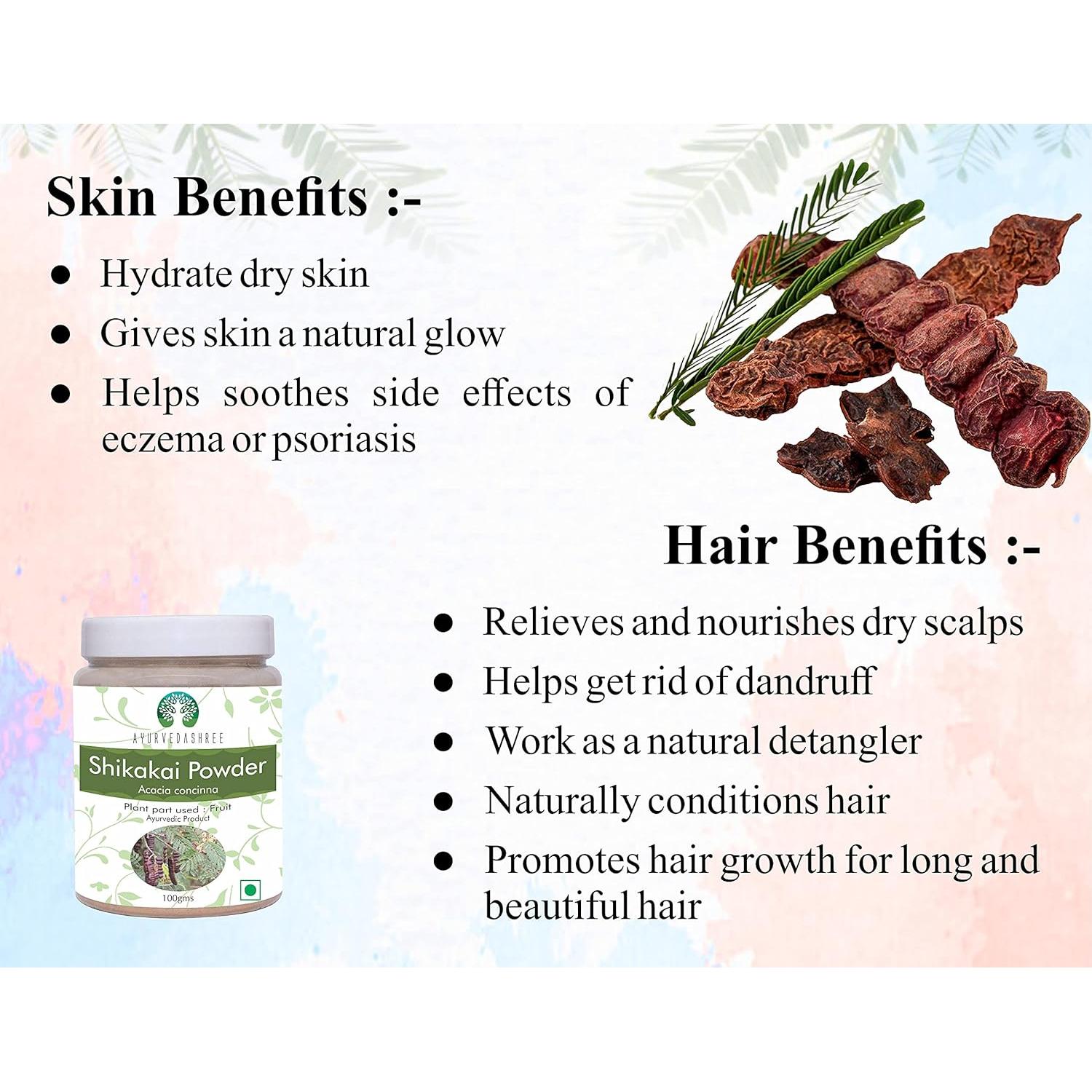 Polvo de Shikakai 100 g - Acondicionador Natural Vegano