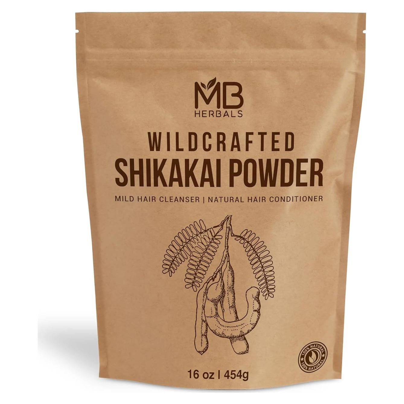 Polvo de Shikakai MB Herbals 454g | Acondicionador Natural