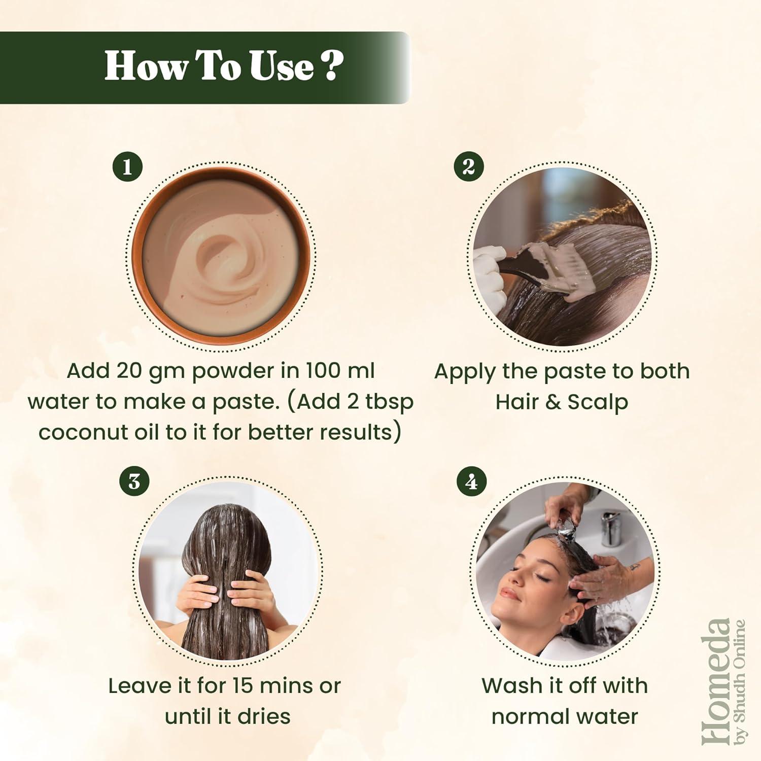 Polvo de Shikakai Orgánico Homeda 200 g - Acondicionador Natural