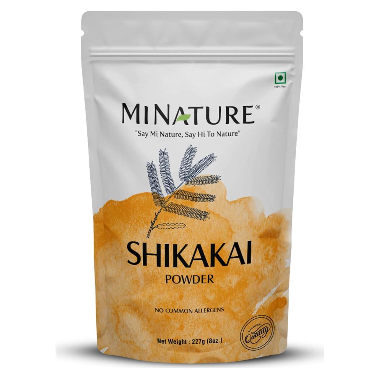 Polvo de Shikakai 227g Mi Nature - Acondicionador Natural Cabello
