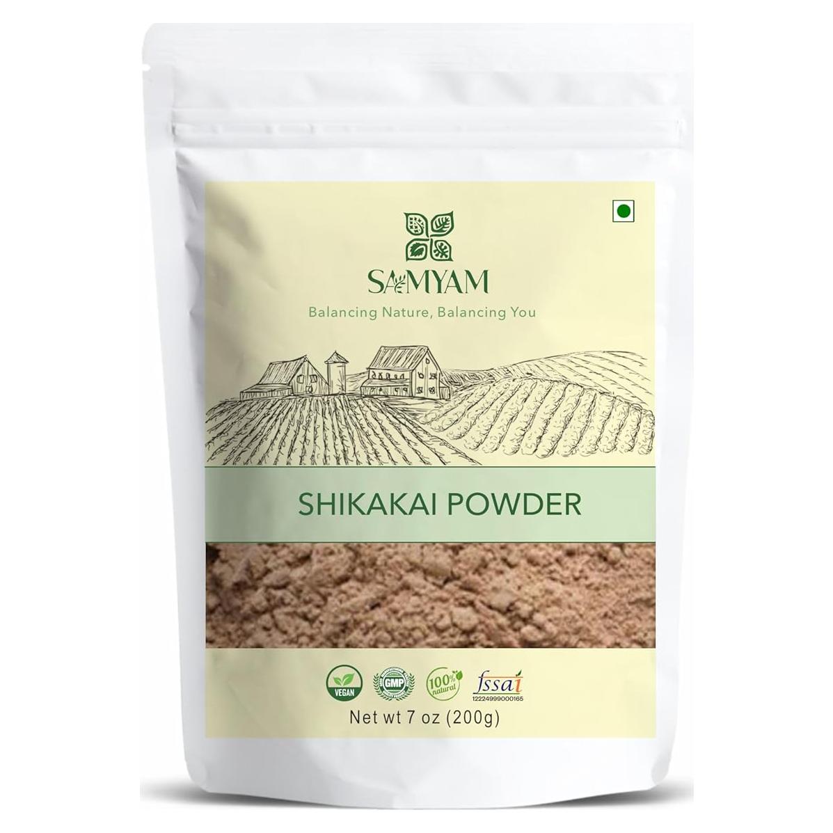 Polvo Limpiador Natural Shikakai SAMYAM 200g - Cuidado Cabello